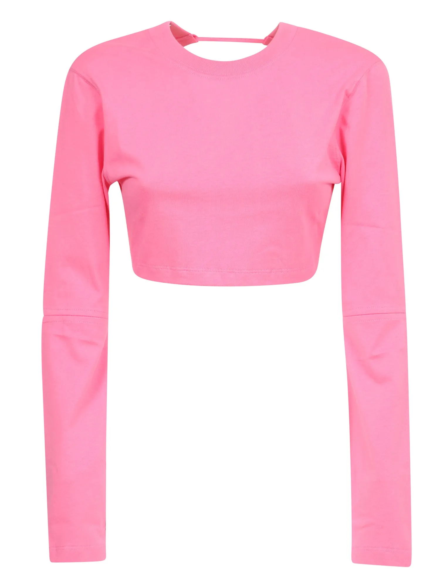 Jacquemus Open Back Cropped T-Shirt