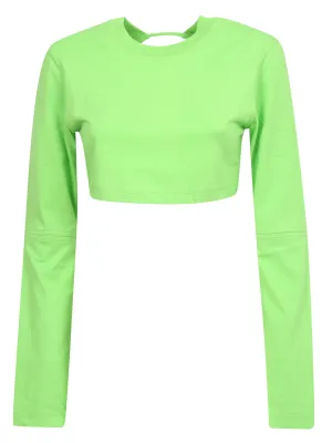 Jacquemus Open Back Cropped T-Shirt