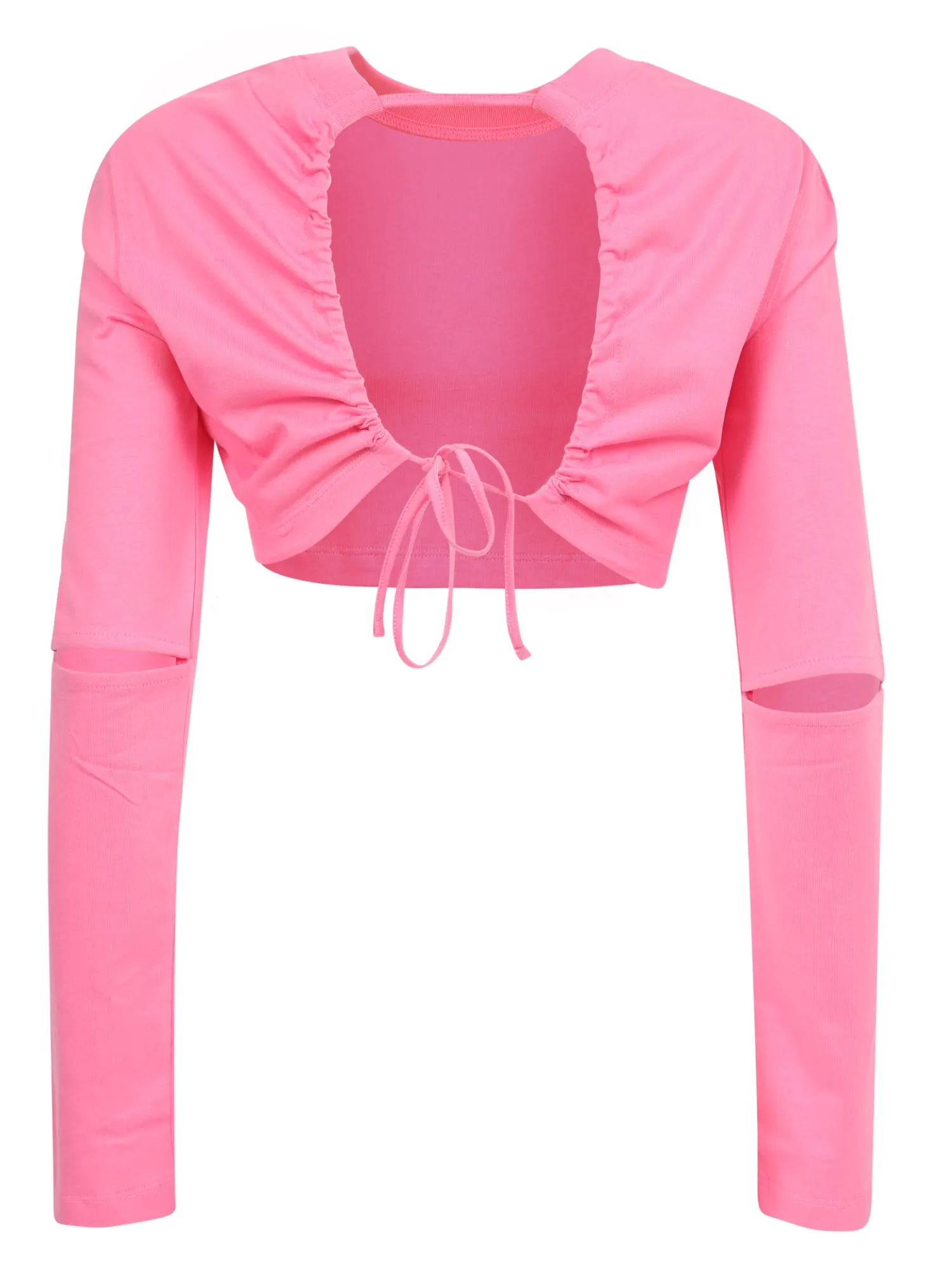 Jacquemus Open Back Cropped T-Shirt