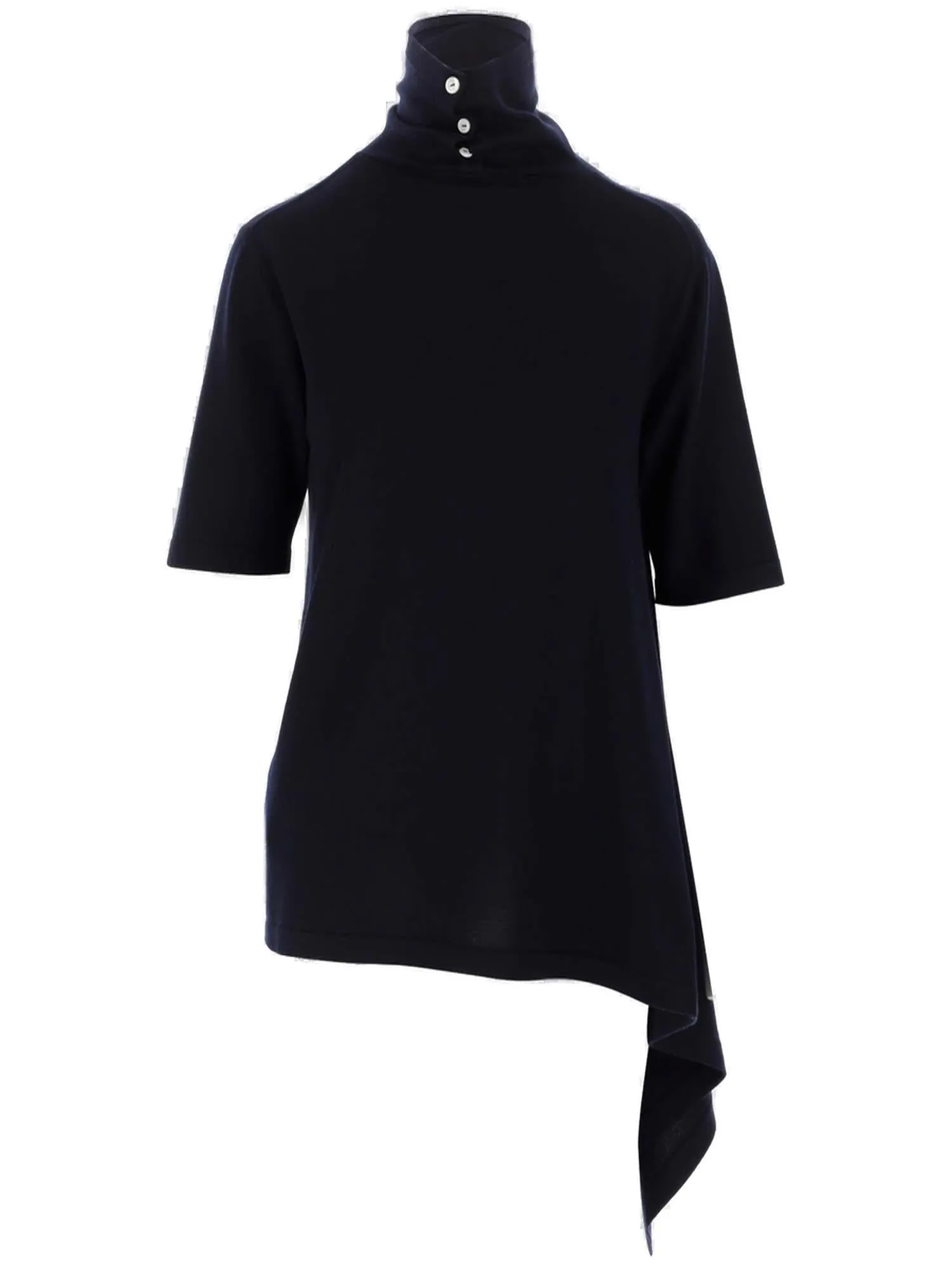 Jil Sander Asymmetric Knitted Top