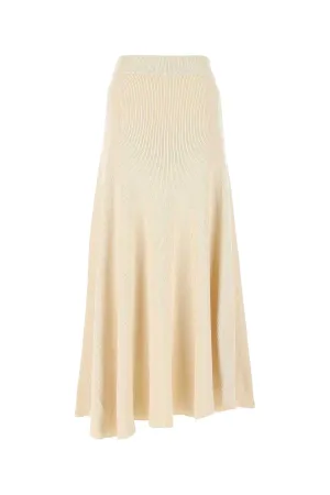 Jil Sander Draped Midi Skirt
