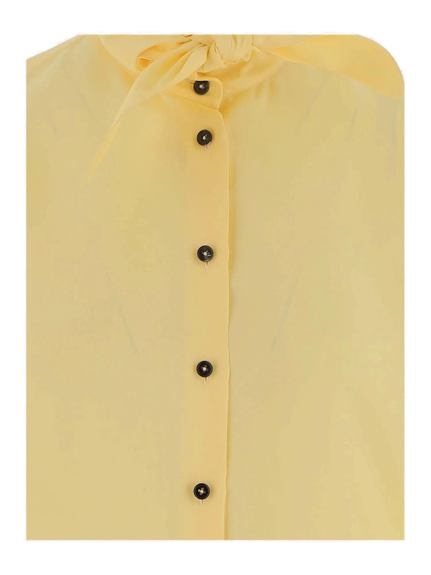 Jil Sander Scarf-Tie Detail Buttoned Shirt