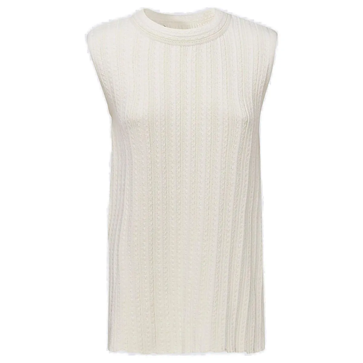 Jil Sander Sleeveless Crewneck Knit Top