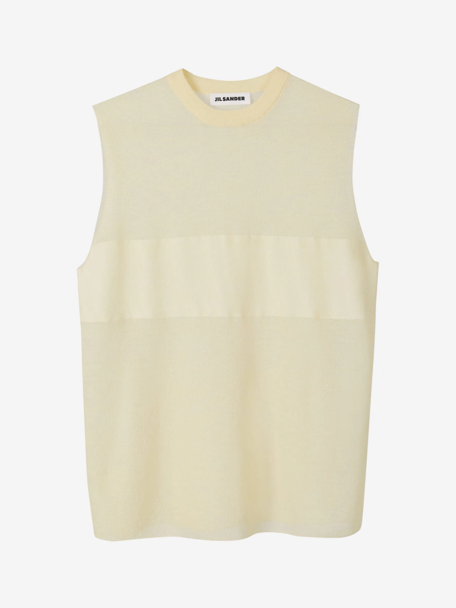 Jil Sander Sleeveless Round Neck Top