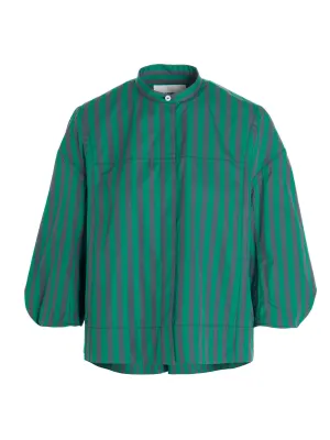 Jil Sander Striped Buttoned Shirt