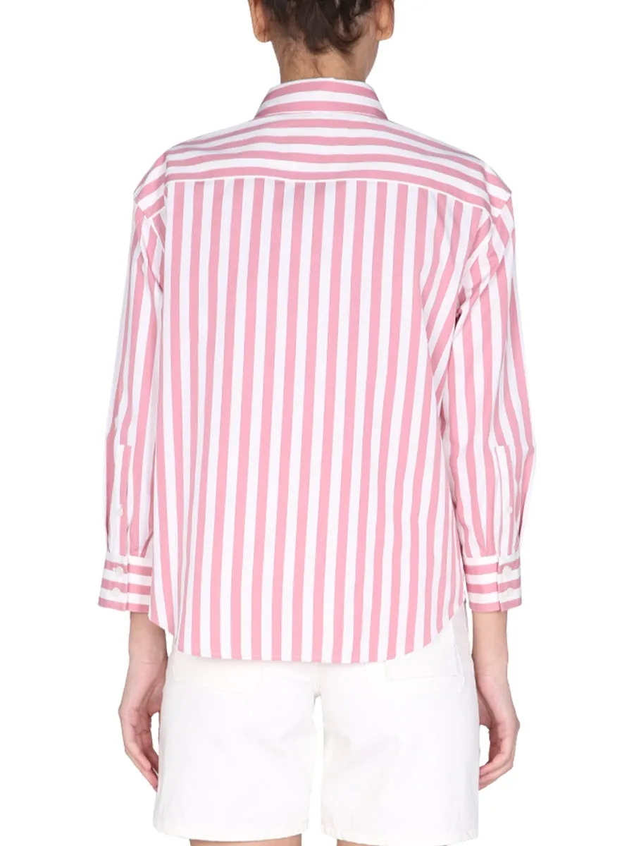 Jil Sander Striped Buttoned Shirt