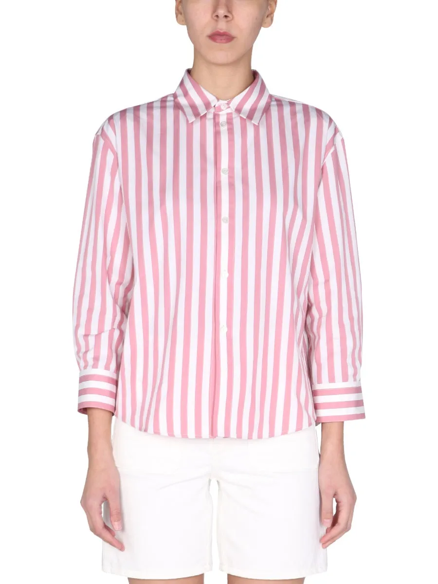 Jil Sander Striped Buttoned Shirt