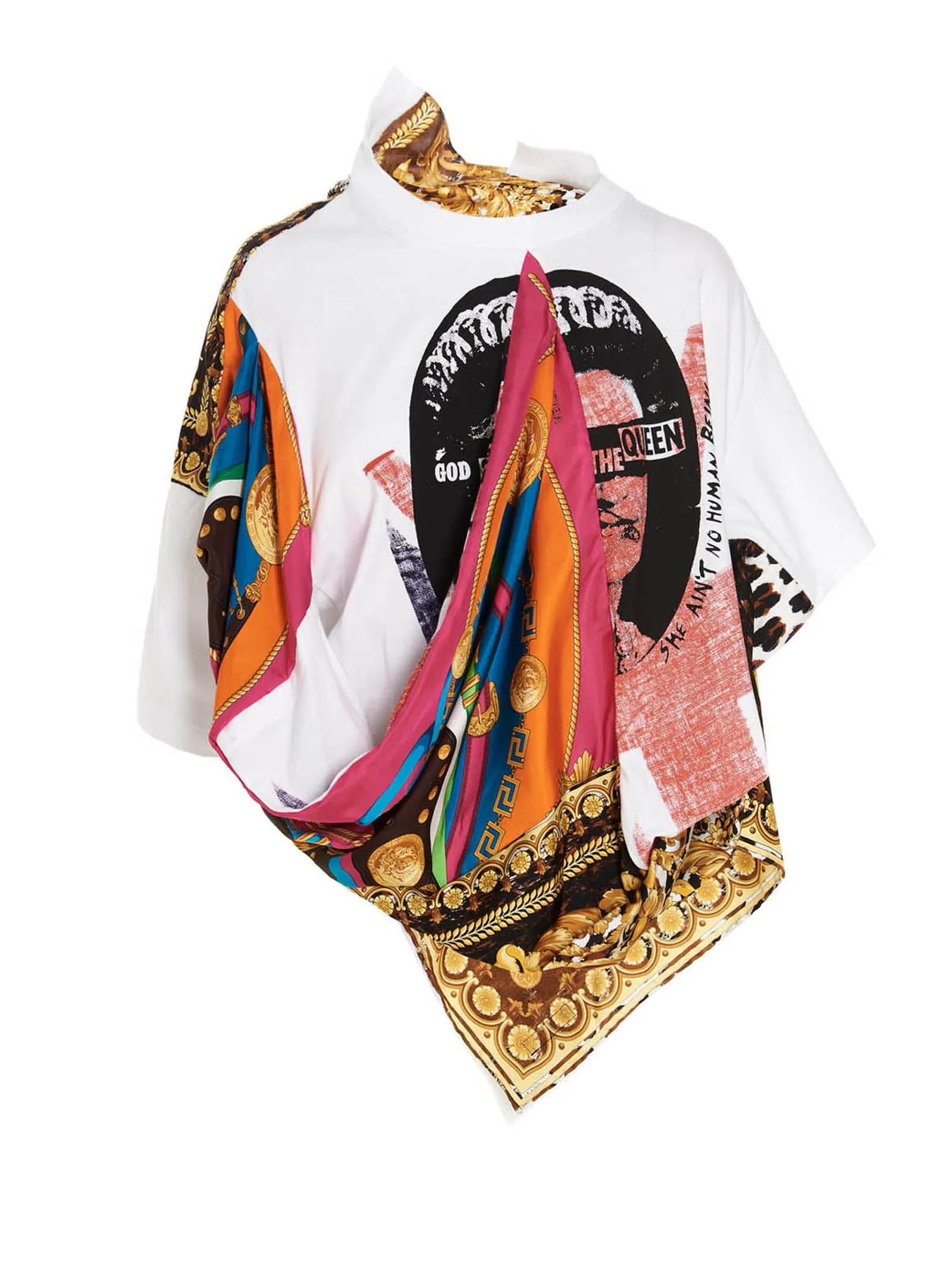 Junya Watanabe Asymmetric Printed Top