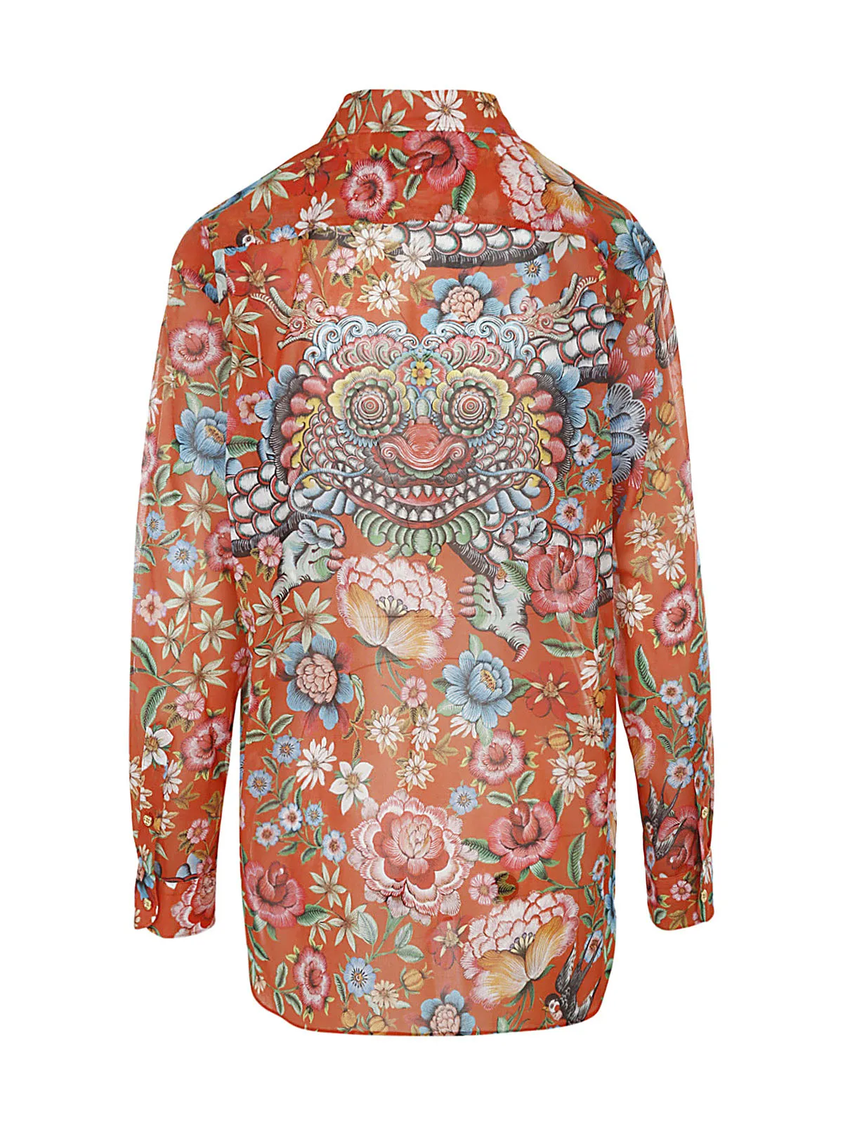 Junya Watanabe Graphic Printed Buttoned Shirt