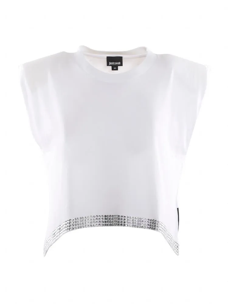 Just Cavalli Embellished Sleeveless Top