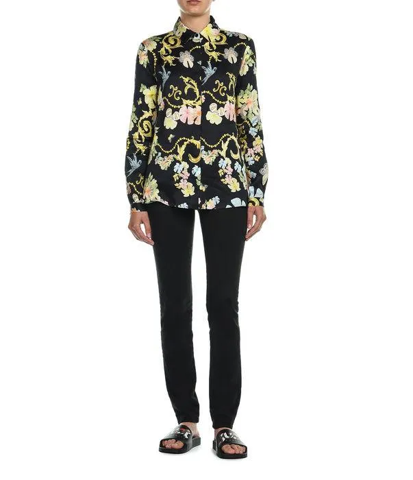 Just Cavalli Floral Print Shirt