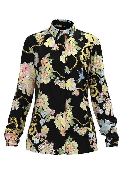 Just Cavalli Floral Print Shirt