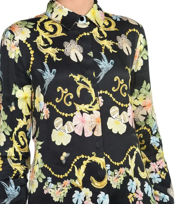 Just Cavalli Floral Print Shirt
