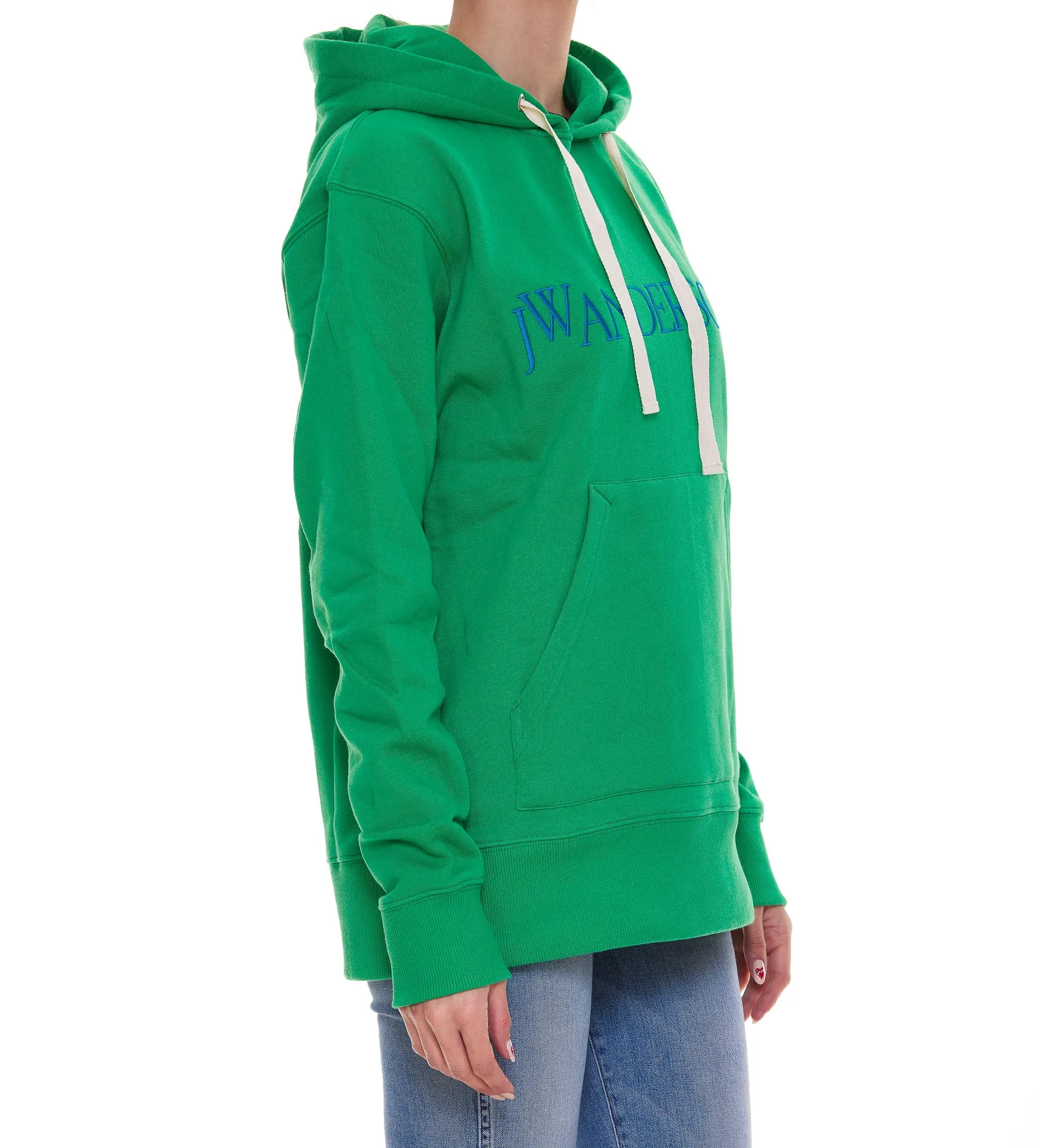 JW Anderson Logo Embroidered Drawstring Hoodie