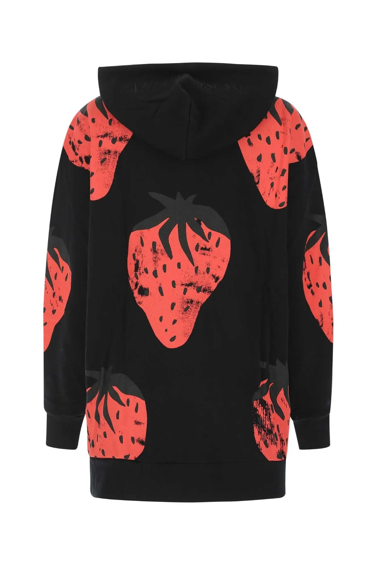 JW Anderson Strawberry Printed Drawstring Hoodie