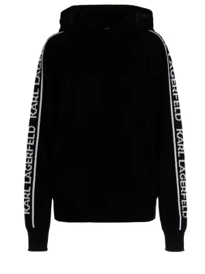 Karl Lagerfeld Logo Tape Hoodie