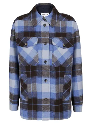 Kenzo Checked Long-Sleeved Shirt