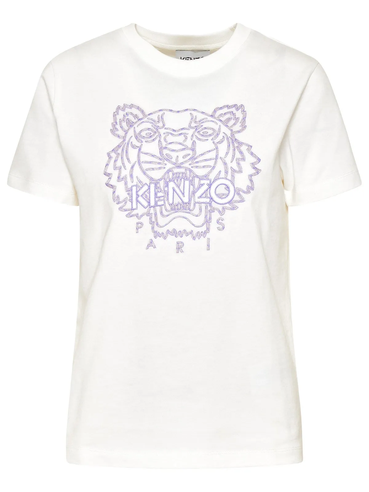 Kenzo Logo Embroidered Crewneck T-Shirt