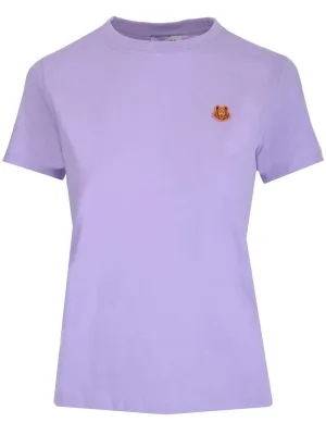 Kenzo Logo Embroidered Crewneck T-Shirt