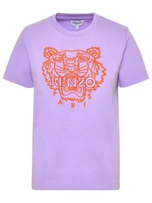 Kenzo Logo Embroidered Crewneck T-Shirt