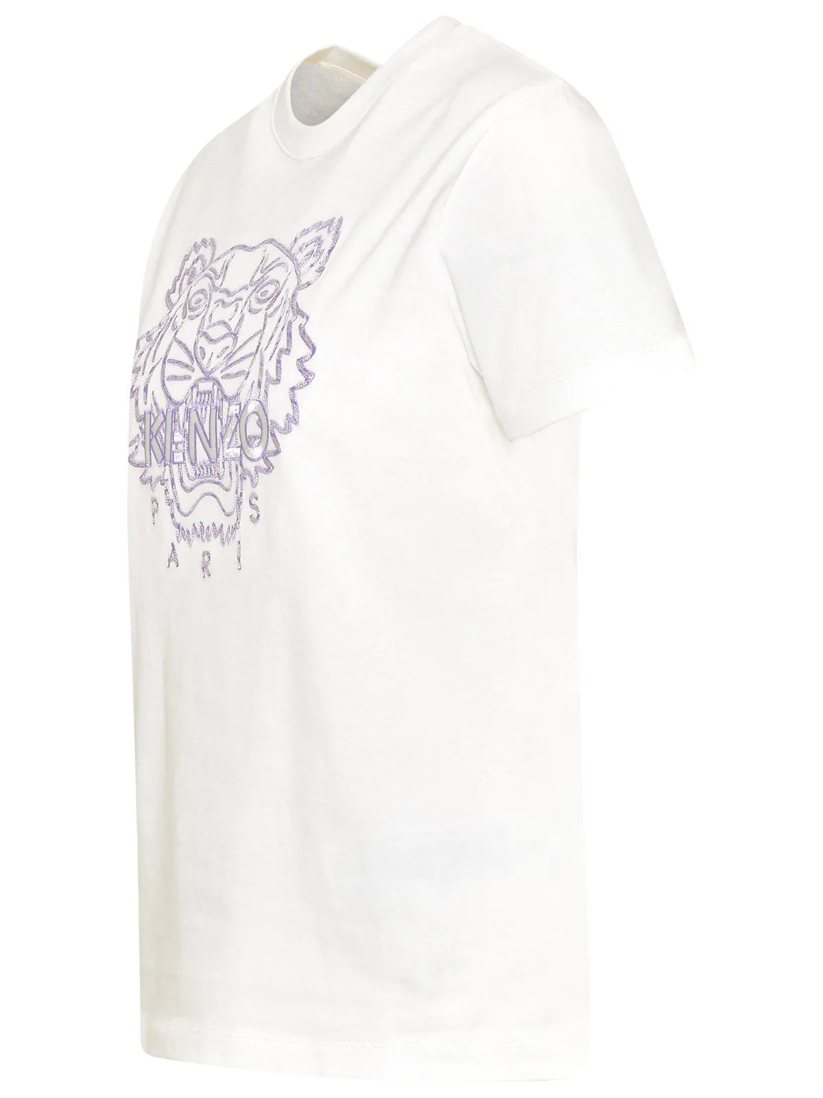 Kenzo Logo Embroidered Crewneck T-Shirt