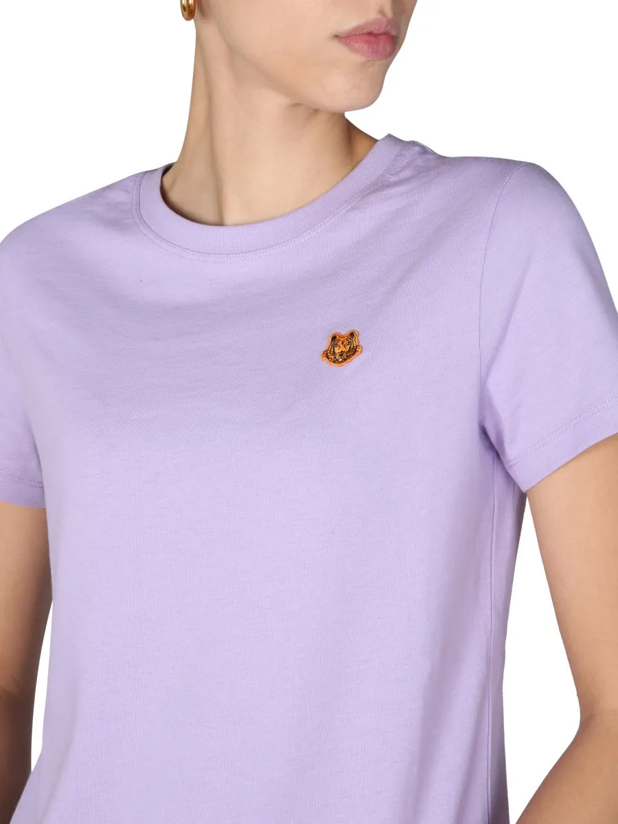 Kenzo Logo Patch Crewneck T-Shirt