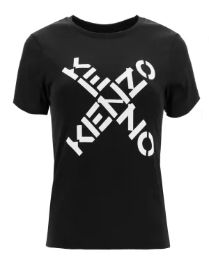 Kenzo Logo Print Crewneck T-Shirt