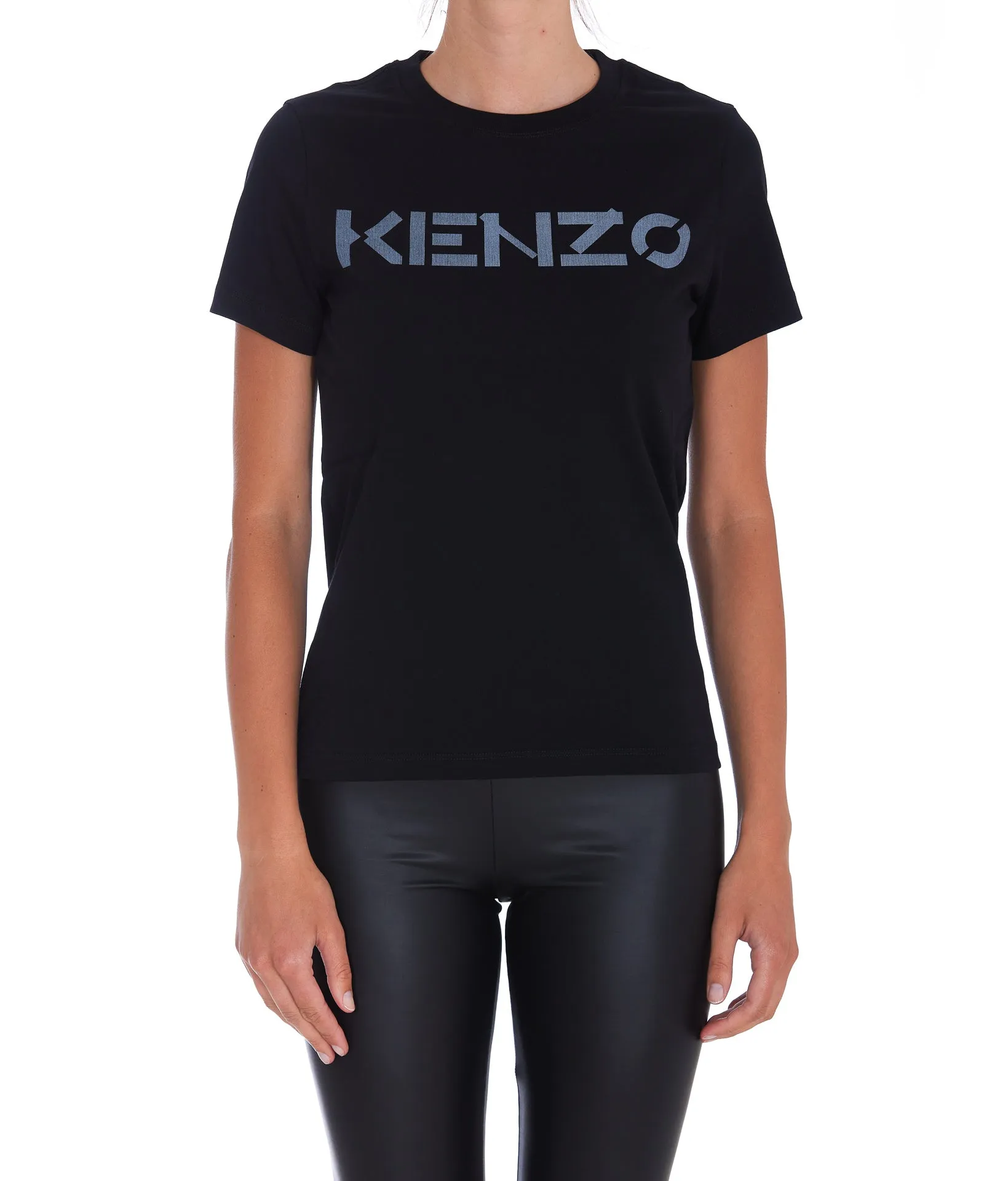 Kenzo Logo Printed Crewneck T-Shirt