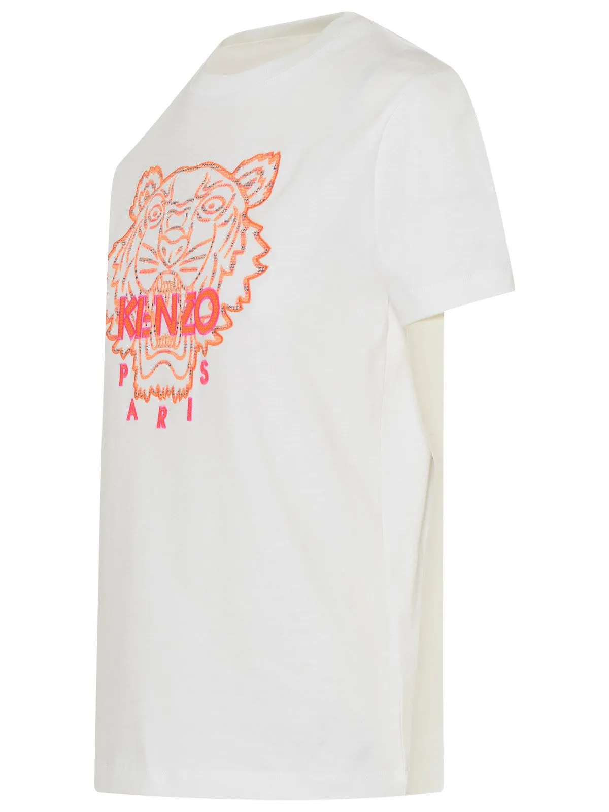 Kenzo Tiger Embroidered Crewneck T-Shirt