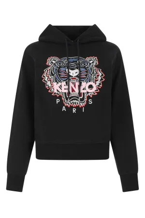 Kenzo Tiger Embroidered Drawstring Hoodie