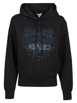 Kenzo Tiger Embroidered Hoodie