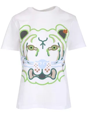 Kenzo Tiger Printed Crewneck T-Shirt