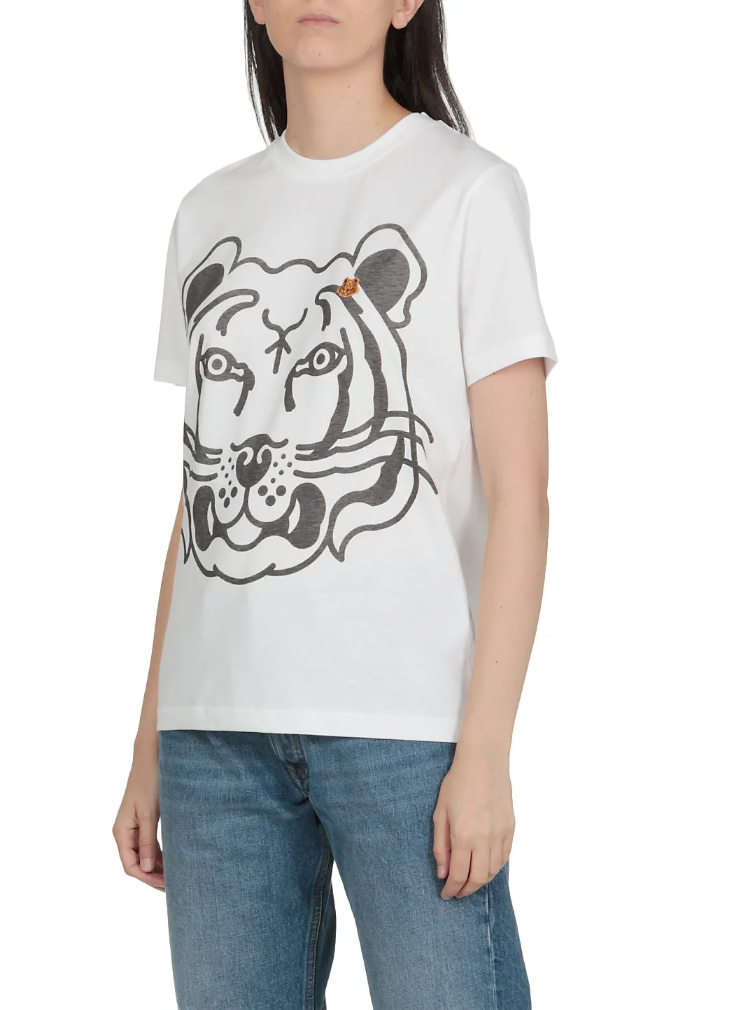 Kenzo Tiger Printed Crewneck T-Shirt