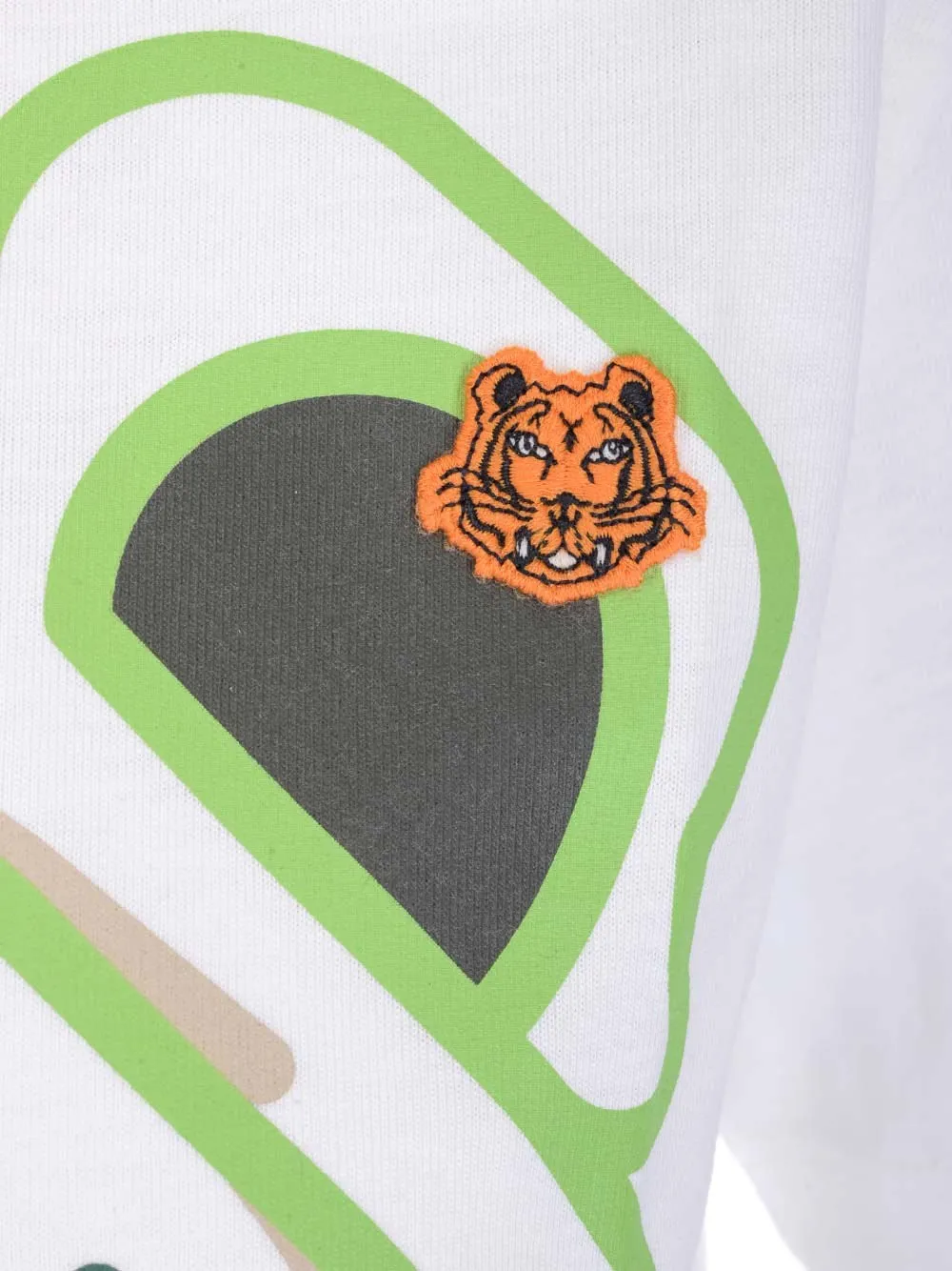 Kenzo Tiger Printed Crewneck T-Shirt