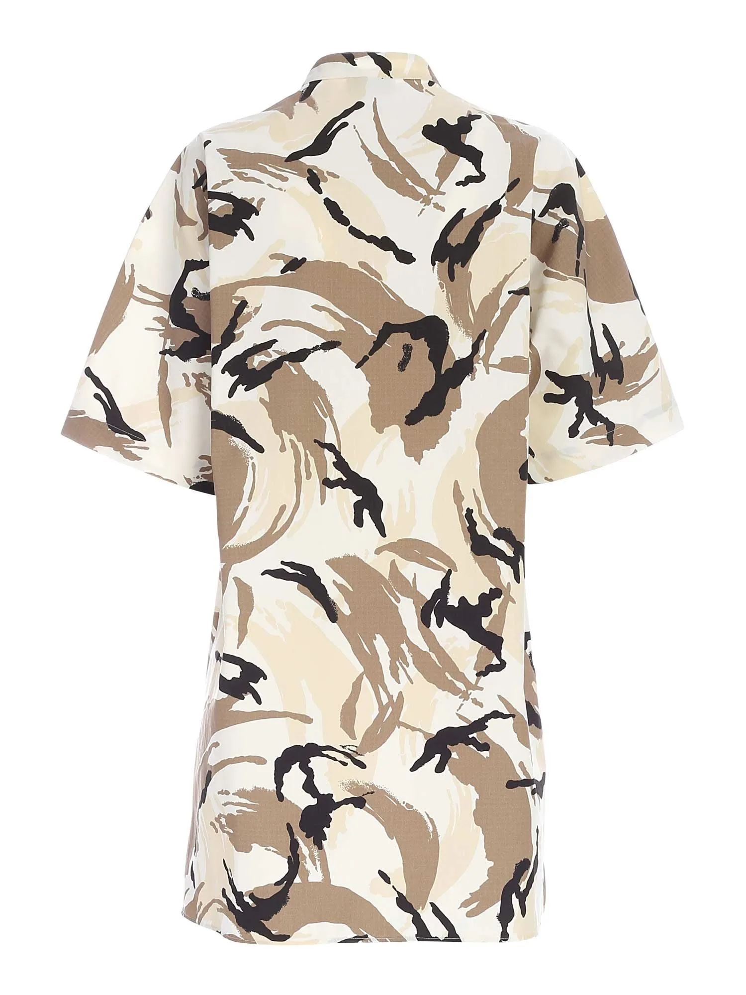 Kenzo Tropic Camo Buttoned Shirt Dress