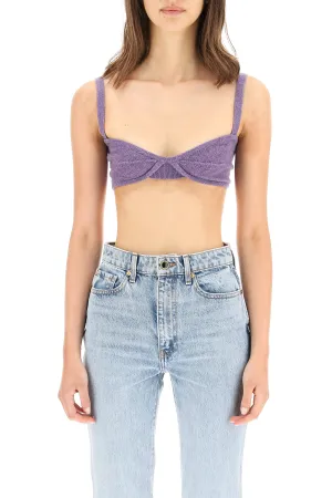 Khaite Eda Knit Bralette Top