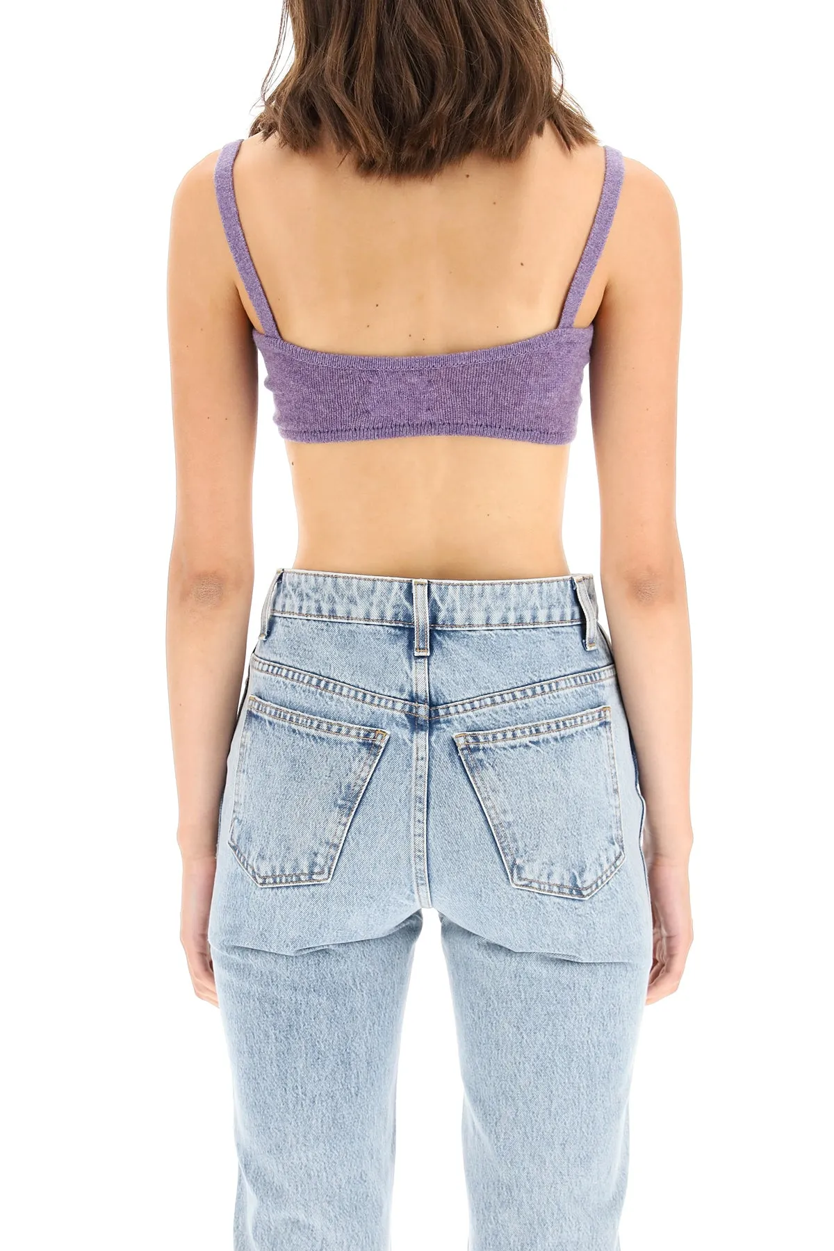 Khaite Eda Knit Bralette Top