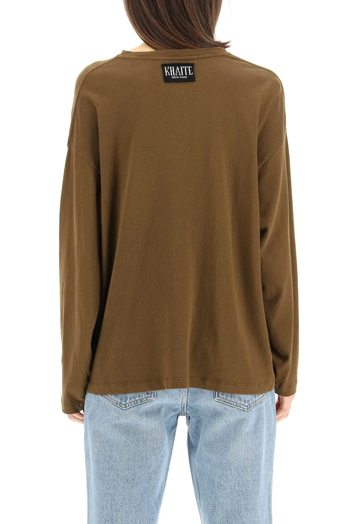 Khaite Pocket Detailed Long-Sleeved T-Shirt