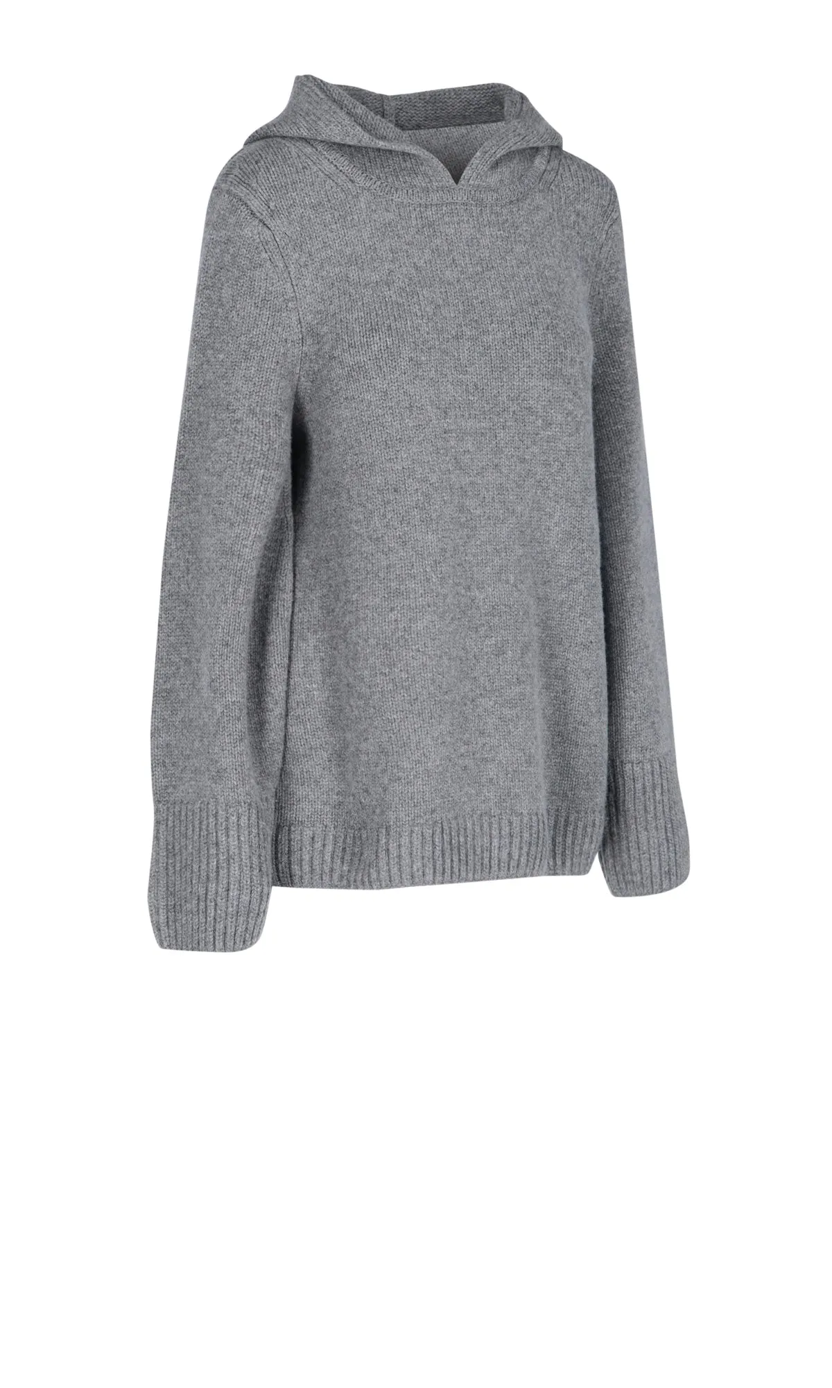 Khaite Ribbed-Knit Hoodie