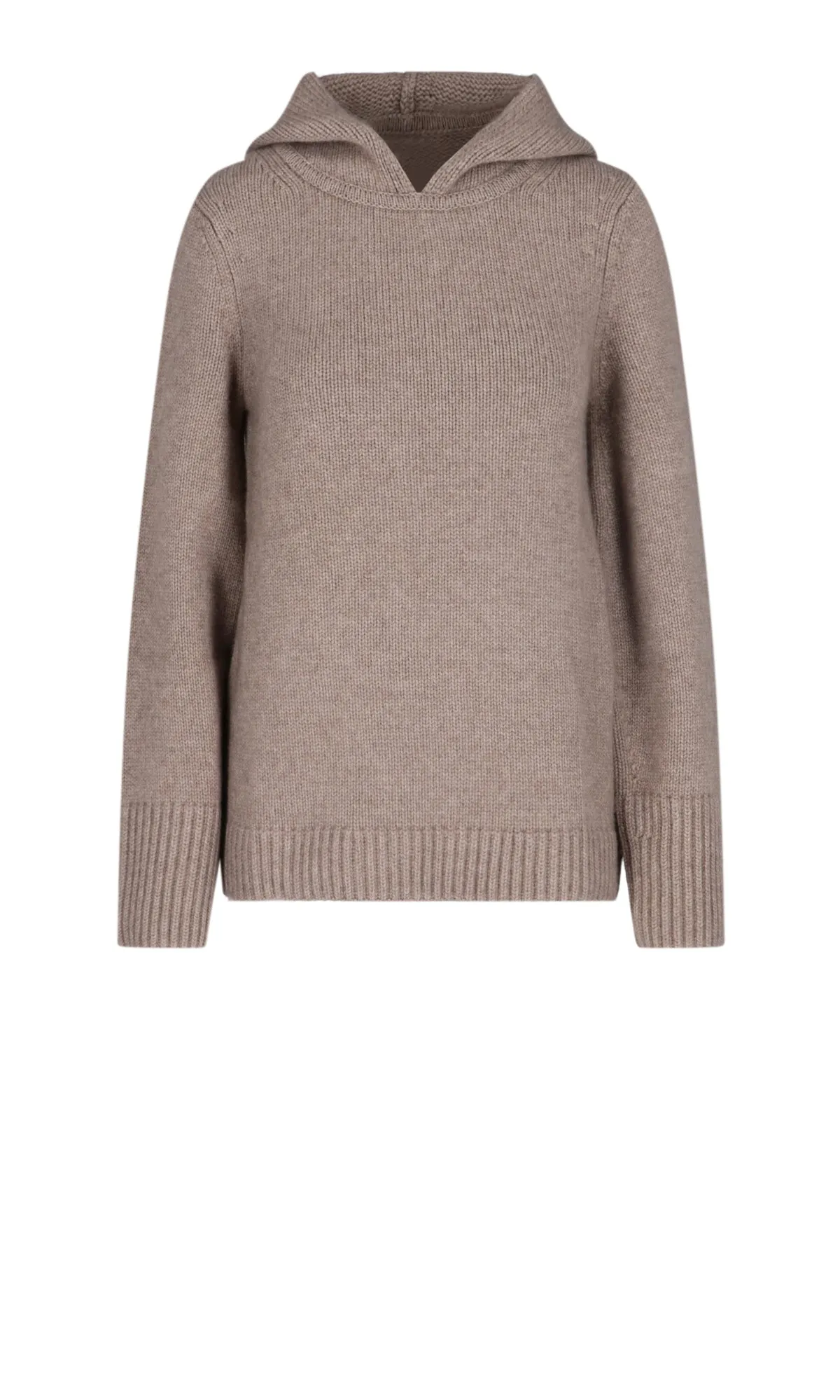 Khaite Ribbed-Knit Hoodie