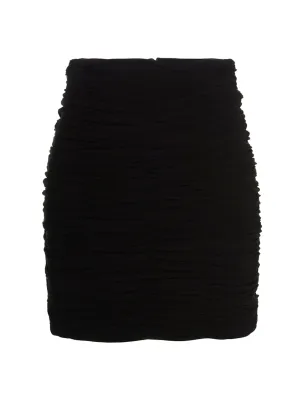 Khaite Ruched Mini Skirt