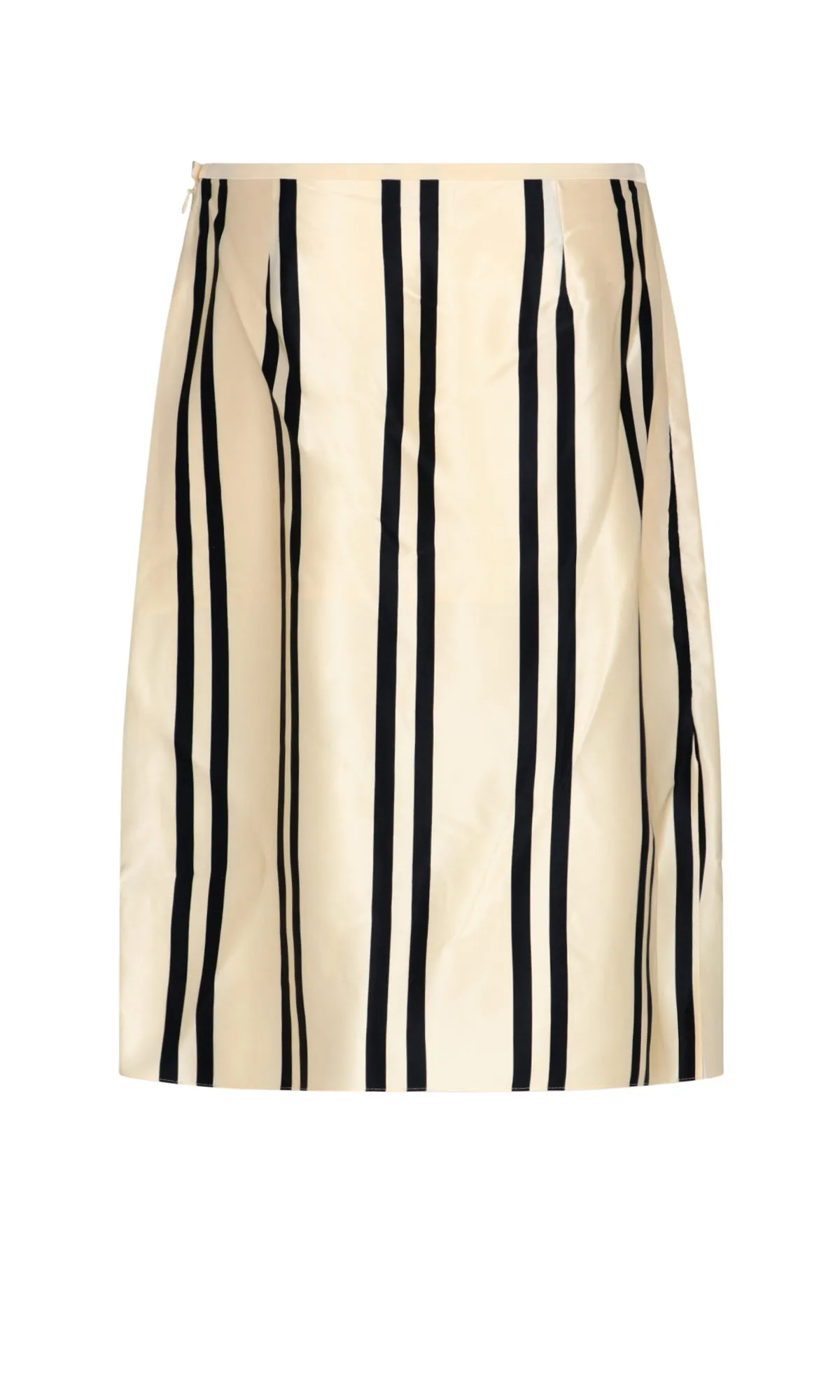 Khaite Striped Knee Length Skirt