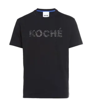 Koch Logo Embellished Crewneck T-Shirt