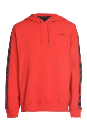 Koch Logo Embroidered Drawstring Hoodie