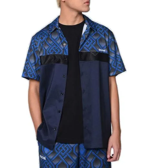 Koch Logo Embroidered Short-Sleeved Shirt