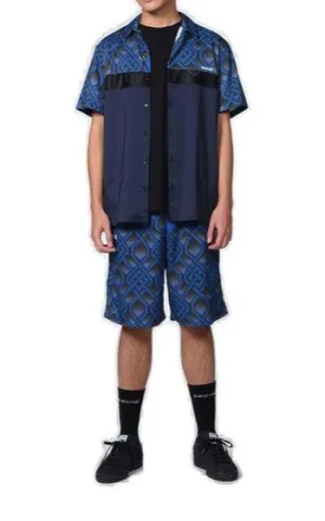 Koch Logo Embroidered Short-Sleeved Shirt