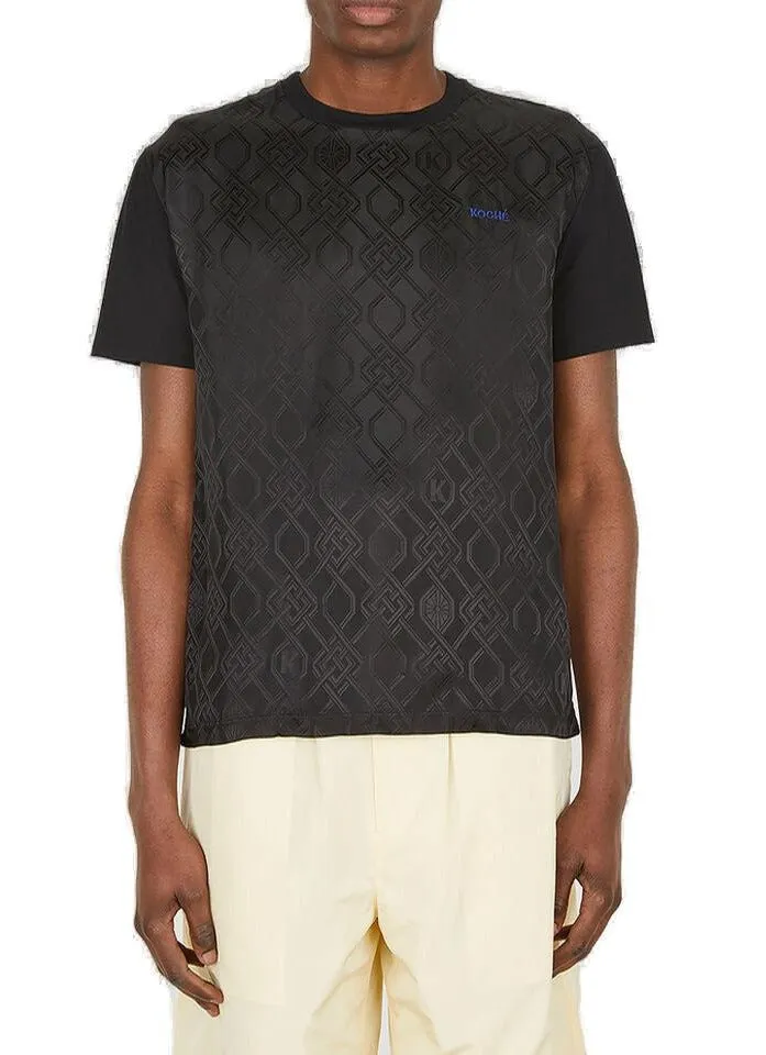 Koch Logo Printed Crewneck T-Shirt