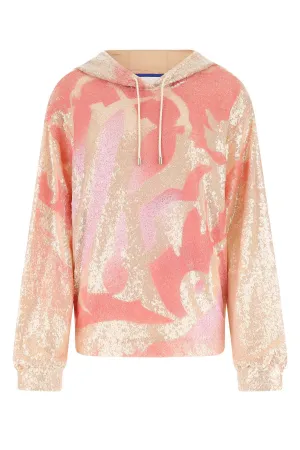 Koch Sequin Drawstring Hoodie