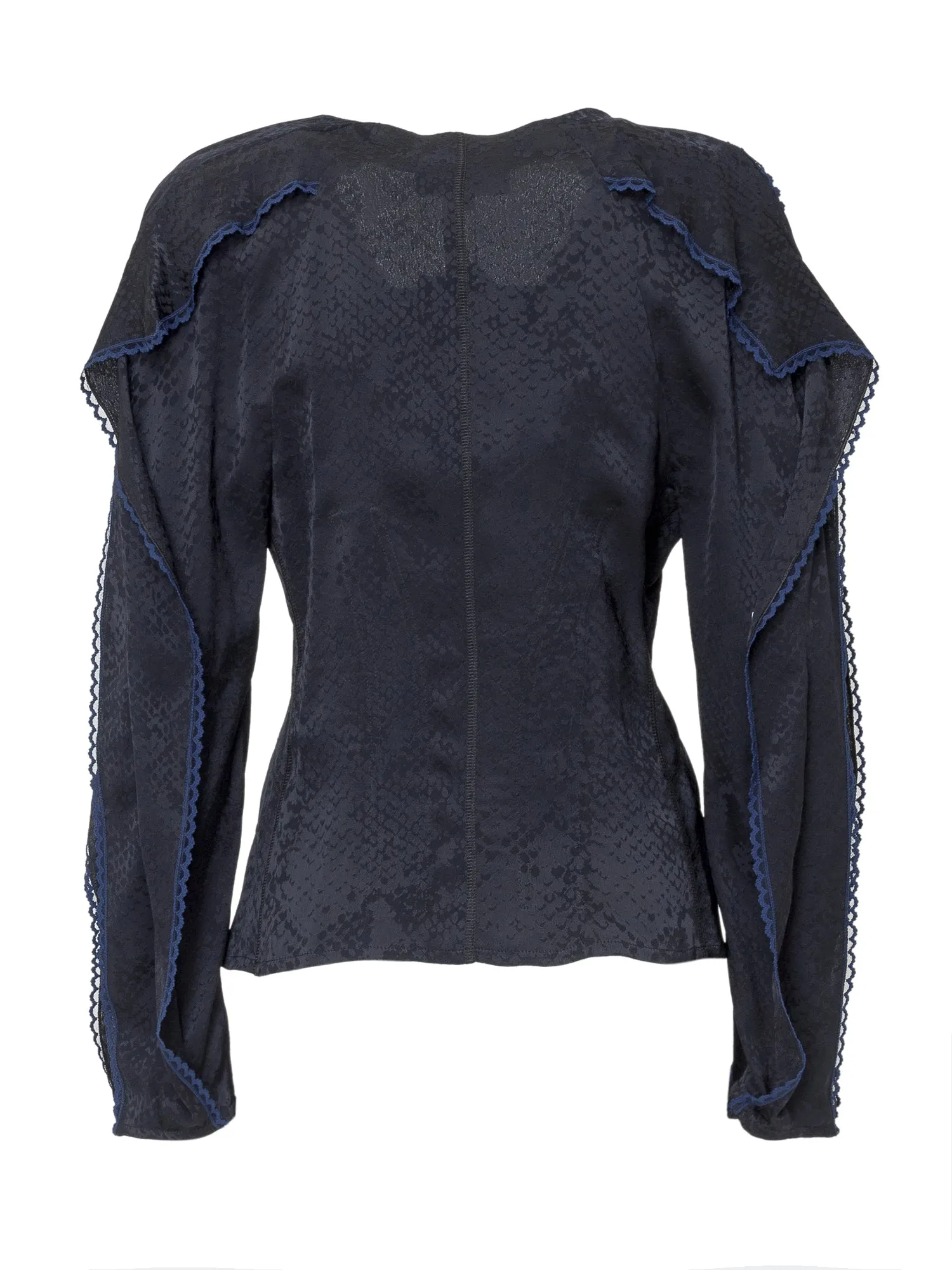 Koch V-Neck Buttoned Top