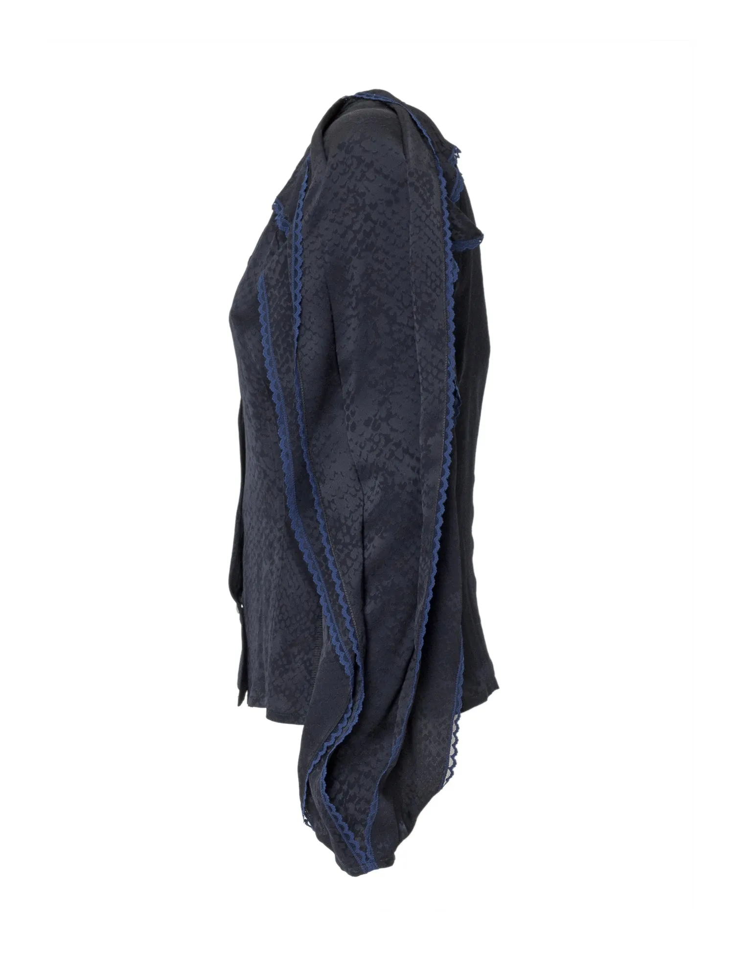 Koch V-Neck Buttoned Top